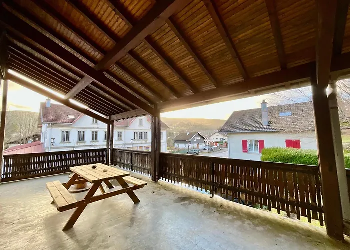 아파트 Le Grand Ours, Spacieux Avec Terrasse 종루프 롱지메르