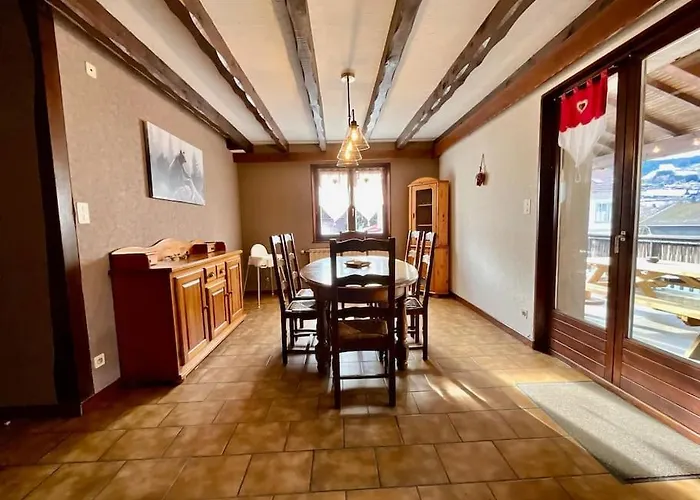 Le Grand Ours, Spacieux Avec Terrasse 아파트 종루프 롱지메르